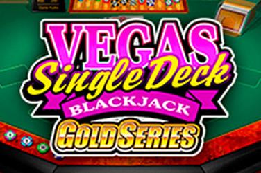 image Vegas single deck blackjack gold